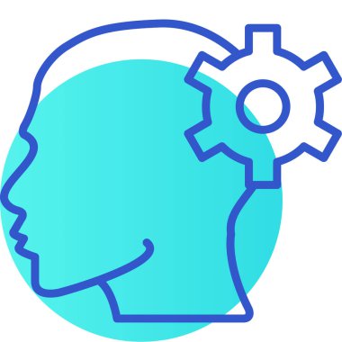 beyin yaratıcı dişli simgesi