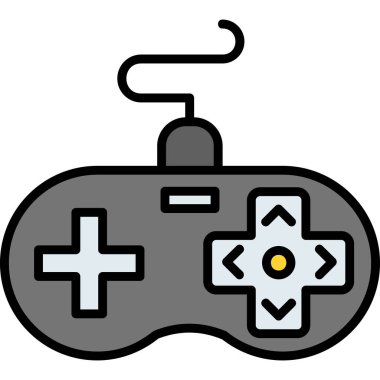 Oyun çubuğu simgesi. vektör illüstrasyonu