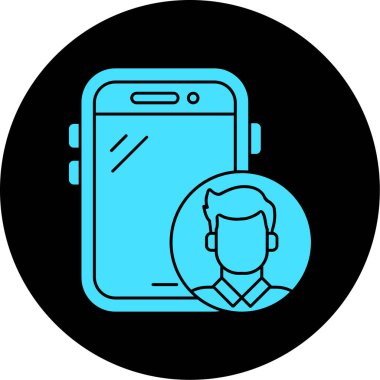 Vektör Mobil simge illüstrasyonu