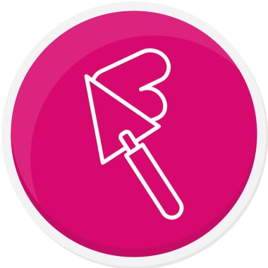 Çekiç. Web simgesi basit illüstrasyon