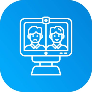 Online toplantı. basit ağ