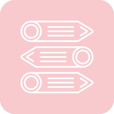 ok simgesi vektör illüstrasyonu