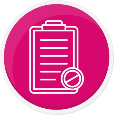 Bir pano simgesinin vektör illüstrasyonu