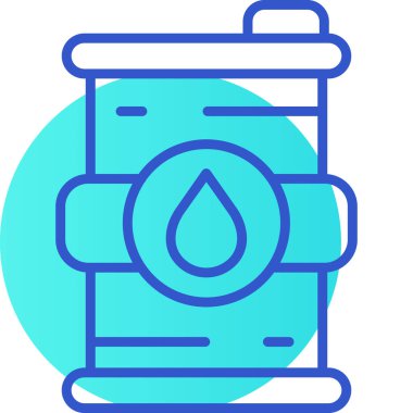 benzinlik ikonu vektör illüstrasyonu