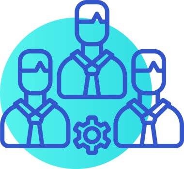 Takım simgesi, vektör illüstrasyonu