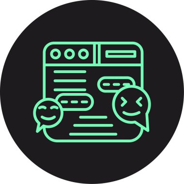 vektör müşteri simgesi çizimi