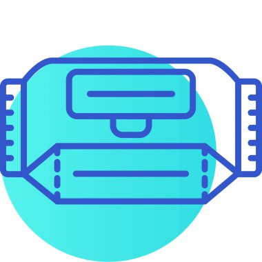 cüzdan simgesi, vektör illüstrasyon tasarımı