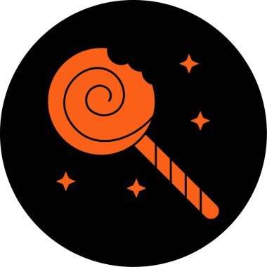 Lolipop. Web simgesi basit illüstrasyon