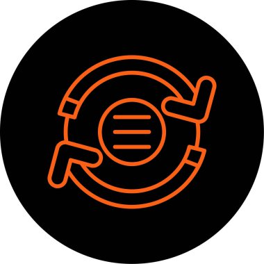 seo modern simgesinin vektör illüstrasyonu