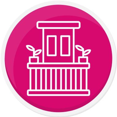 Yapı simgesinin vektör illüstrasyonu