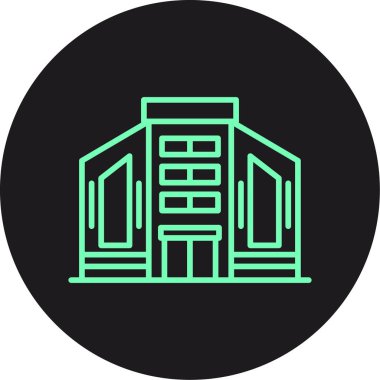 Güzel Ev Vektörü Kabartma Simgesi