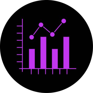 grafik ikonu vektör illüstrasyonu