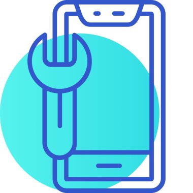 hareket eden telefon vektör çizim