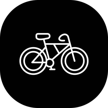 bisiklet ikonu vektör illüstrasyonu