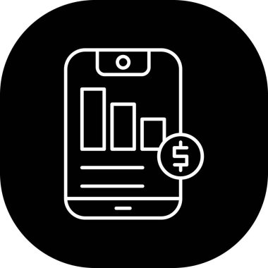 Vektör Mobil simge illüstrasyonu