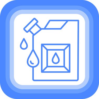 Yağ. Web simgesi basit illüstrasyon