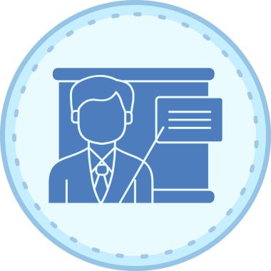 Modern insanın vektör çizimi