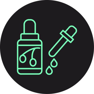 sprey şişe kutsal kişilerin resmi, vektör çizim