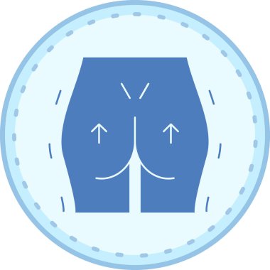 pantolon simgesi vektör illüstrasyonu