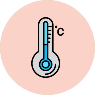 temperature modern icon, vector illustration