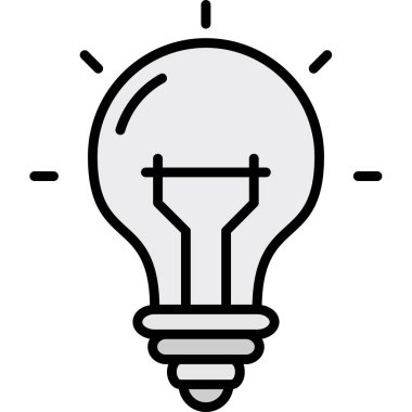 ampul vektör simgesi