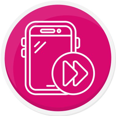 cep telefonu ikonu vektör illüstrasyonu