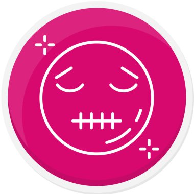 emoji simgesinin vektör illüstrasyonu