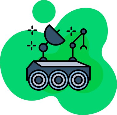 Robot Web simgesi basit illüstrasyon