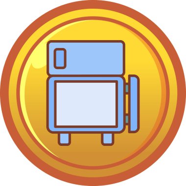 Para simgesi, karikatür tarzı