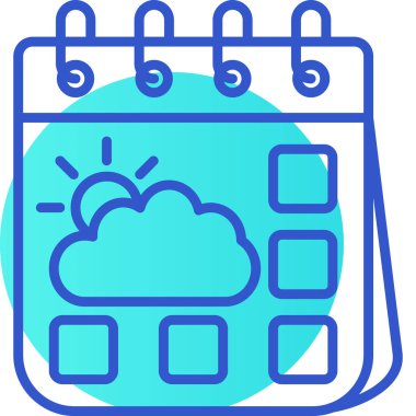 dosyalanmış özet biçiminde günlük takvim günü simgesi