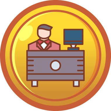 İş adamı vektör illüstrasyonu