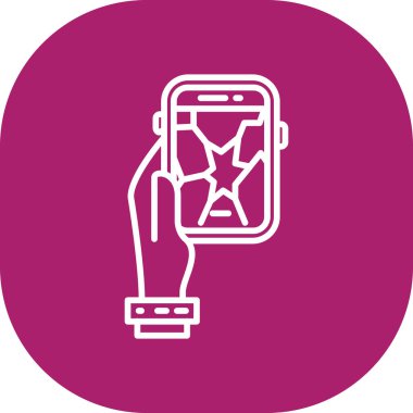 akıllı saat akıllı twatch simgesi, vektör illüstrasyonu