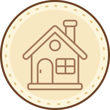 ev simgesi vektör illüstrasyonu