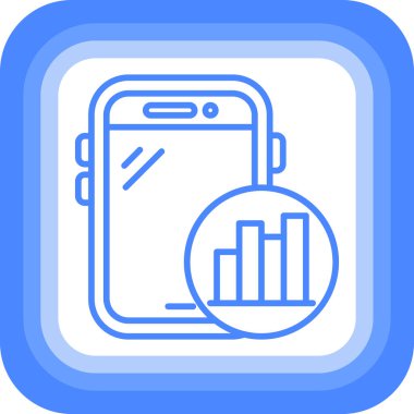 Smartphone Simgesi, vektör illüstrasyonu