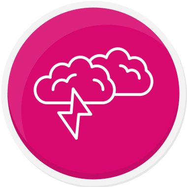 Soyut arkaplanda bulut simgesi izole edildi