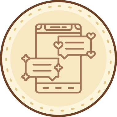 Modern b b simgesinin vektör çizimi