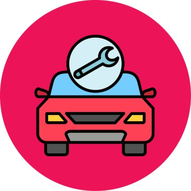 otomatik hizmet vektör simgesi