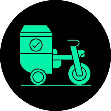 servis simgesi, vektör illüstrasyonu