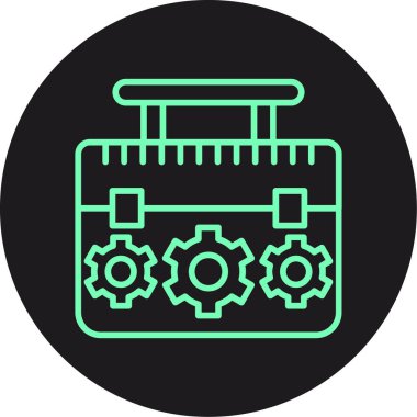 Seo simgesinin vektör illüstrasyonu