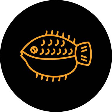 Gıda simgesinin vektör illüstrasyonu