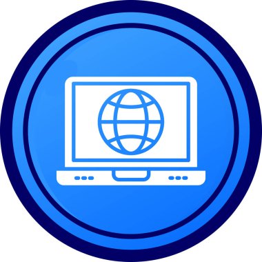 Web simgesi vektör illüstrasyonu