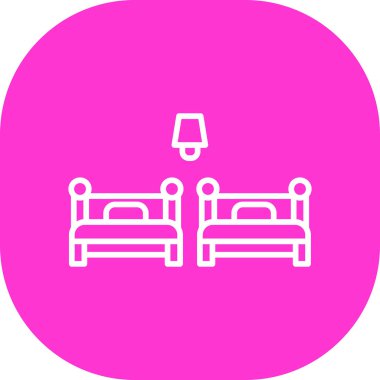 Mobilya simgesinin vektör illüstrasyonu