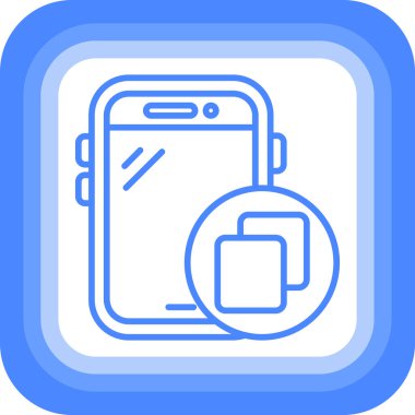 mobil uygulama simgesi, vektör illüstrasyonu