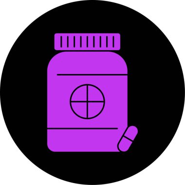 Bir ilaç simgesinin vektör illüstrasyonu