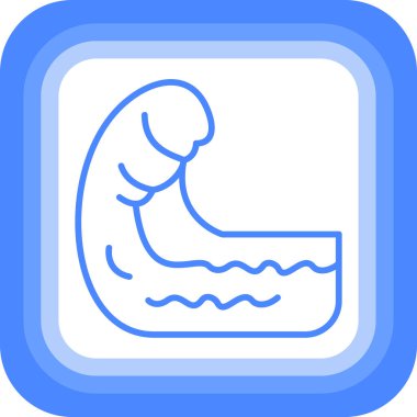 bebek ikonu vektör illüstrasyonu