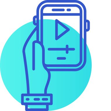 cep telefonu ikonu vektör illüstrasyonu