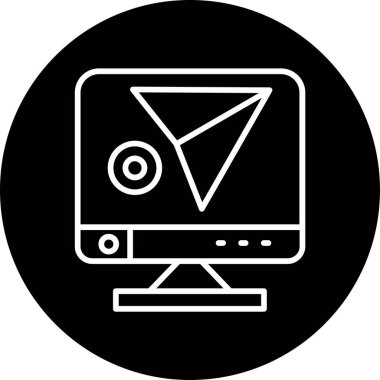 vektör izleyici simgesi illüstrasyonu