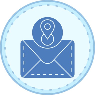 E- posta simgesi vektör illüstrasyonu