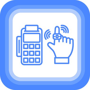 Cep telefonu simgesi, vektör illüstrasyonu