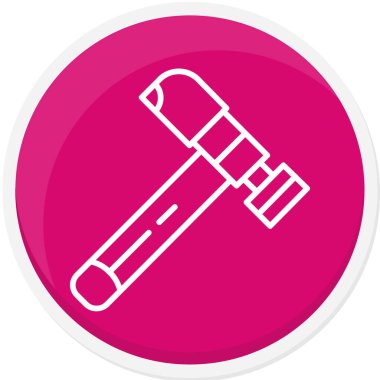 Test tüpü. vektör simgesi